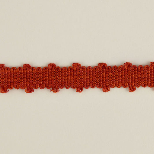 505 Picot Braid Trim by George Spencer Designs in Terracotta