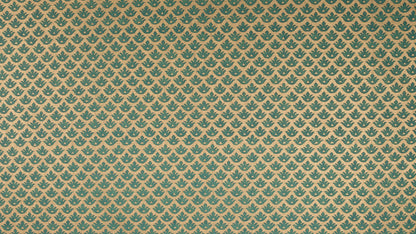 Canestrelli Green & silvery gold texture