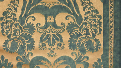 Glicine Green & gold texture