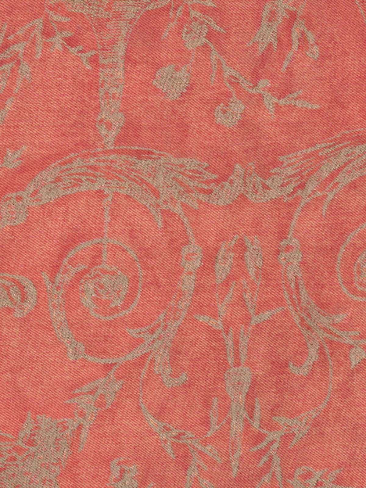 Festoni Pomegranate red & silvery gold
