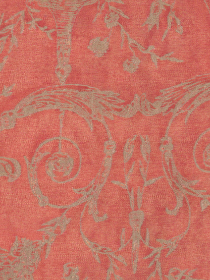 Festoni Pomegranate red & silvery gold