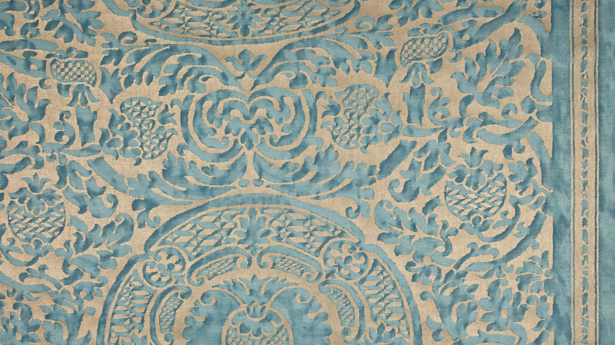 Orsini Blue-green & silvery gold
