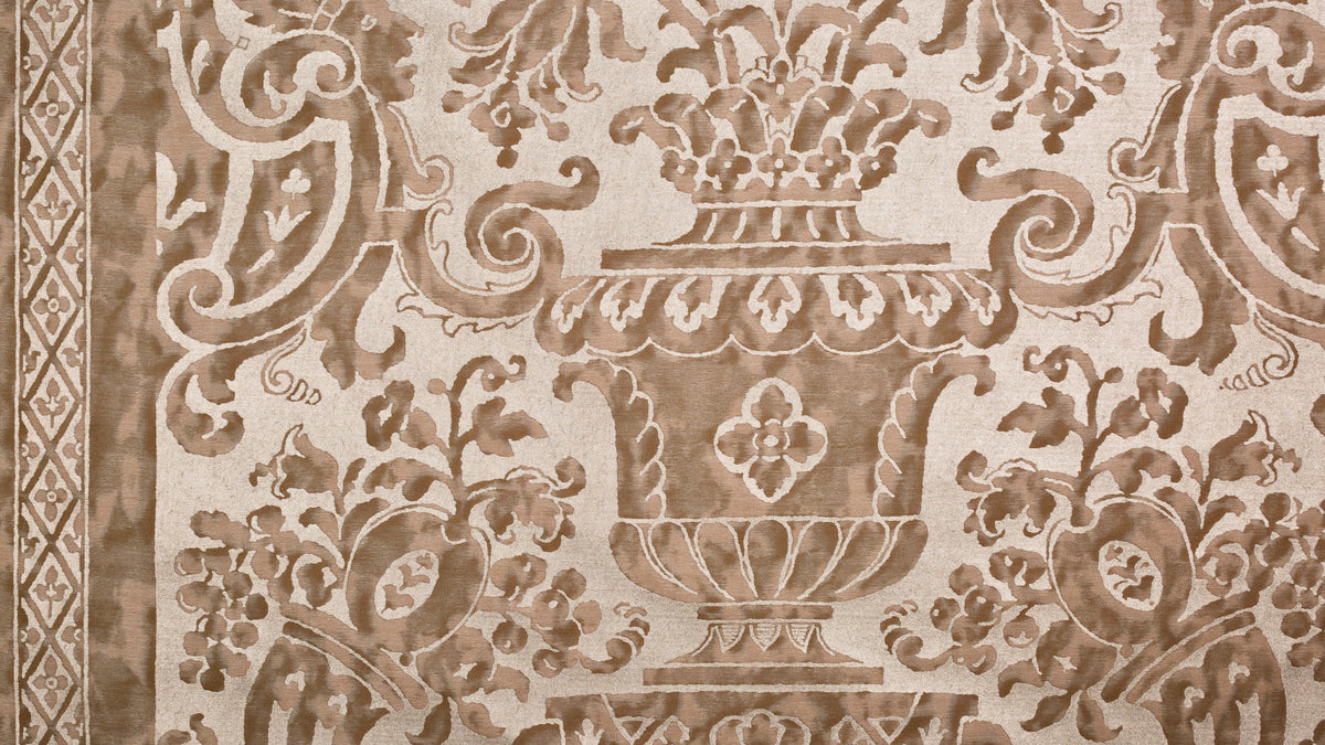 Carnavalet Grey, black & silvery gold