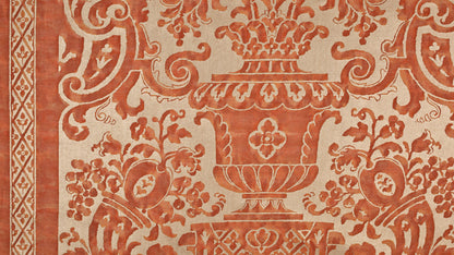 Carnavalet Red & silvery gold