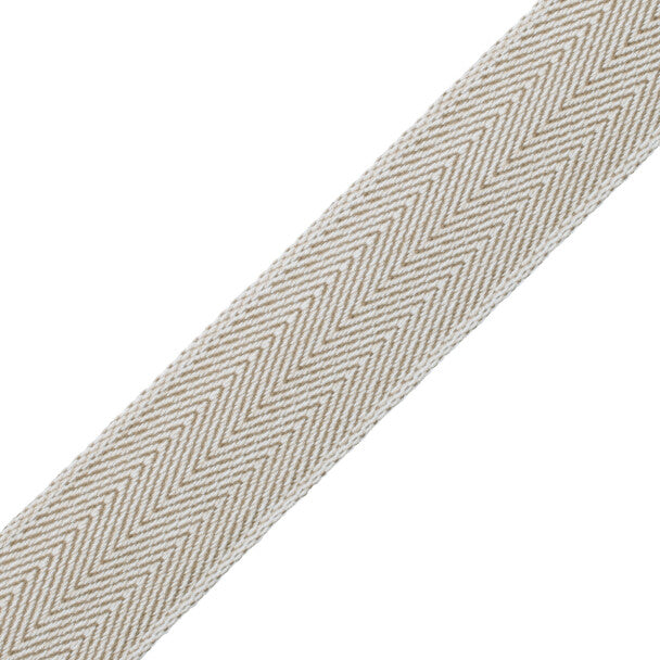 1.5" Printemps Chevron Border Trim by Samuel & Sons in Willow