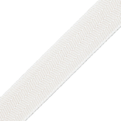 1.5" Printemps Chevron Border Trim by Samuel & Sons in Flax