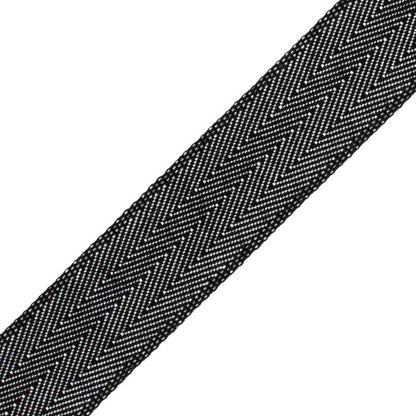 1.5" Printemps Chevron Border Trim by Samuel & Sons in Zebra