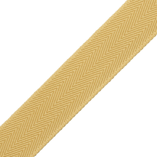 1.5" Printemps Chevron Border Trim by Samuel & Sons in Goldenrod