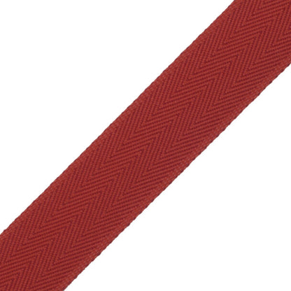 1.5" Printemps Chevron Border Trim by Samuel & Sons in Merlot