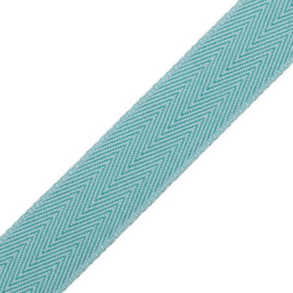 1.5" Printemps Chevron Border Trim by Samuel & Sons in Aloe
