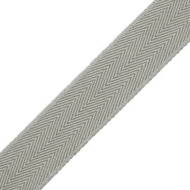 1.5" Printemps Chevron Border Trim by Samuel & Sons in Pebble