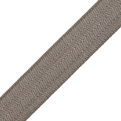1.5" Printemps Chevron Border Trim by Samuel & Sons in Stone