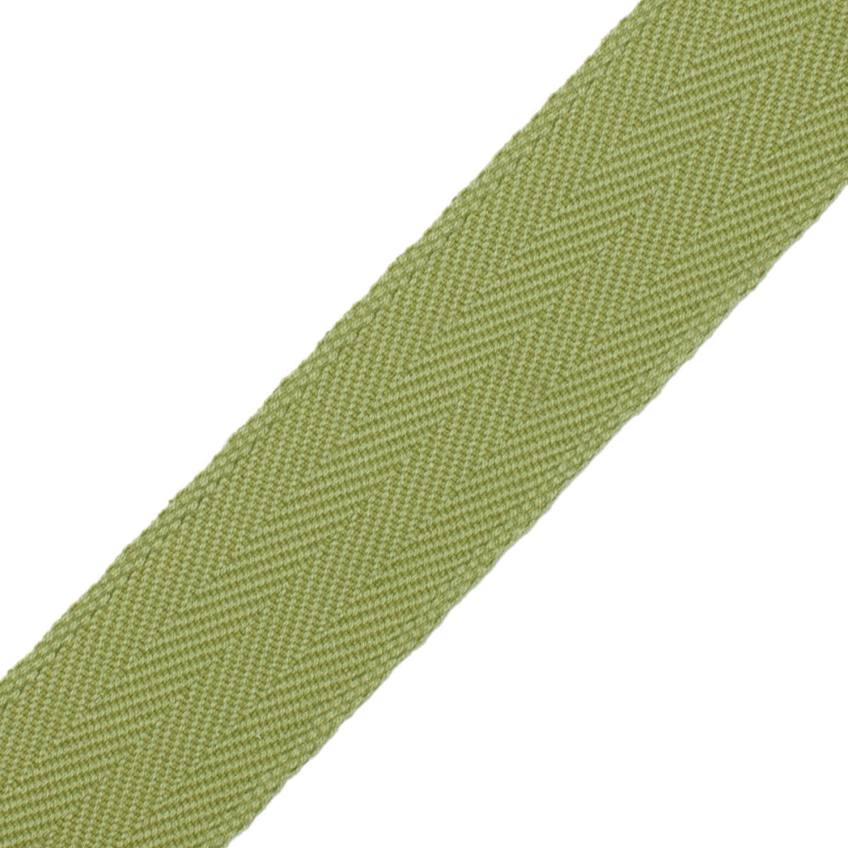 1.5" Printemps Chevron Border Trim by Samuel & Sons in Moss
