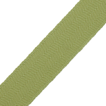 1.5" Printemps Chevron Border Trim by Samuel & Sons in Moss