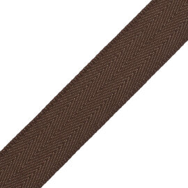 1.5" Printemps Chevron Border Trim by Samuel & Sons in Java