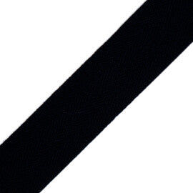 1.5" Printemps Chevron Border Trim by Samuel & Sons in Ebony