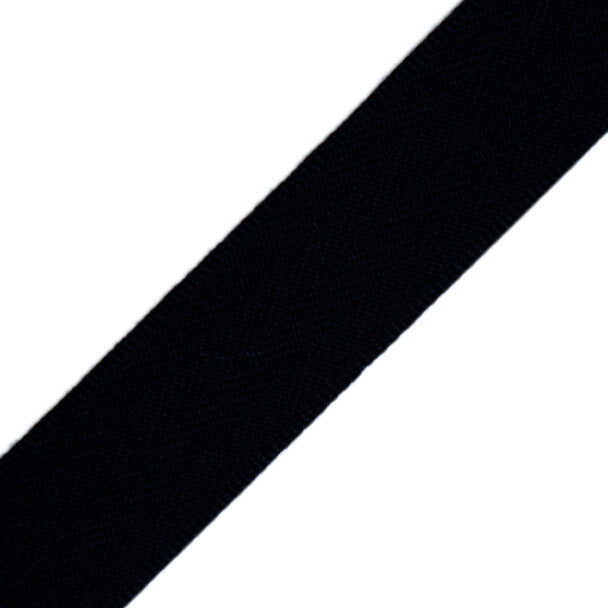 1.5" Printemps Chevron Border Trim by Samuel & Sons in Ebony