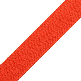 1.5" Printemps Chevron Border Trim by Samuel & Sons in Mandarin