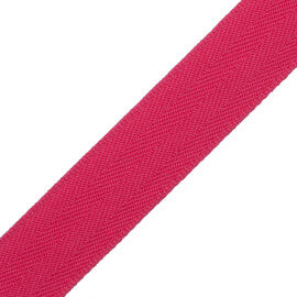 1.5" Printemps Chevron Border Trim by Samuel & Sons in Fuchsia
