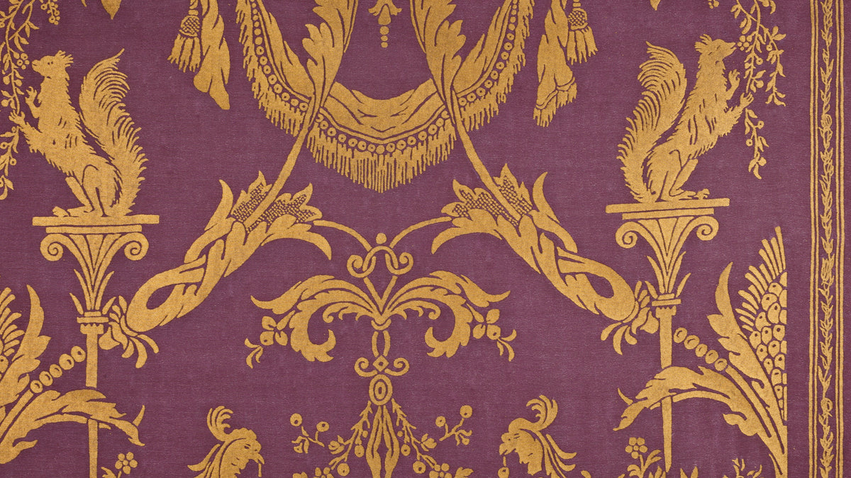 Lamballe Chinese plum & gold