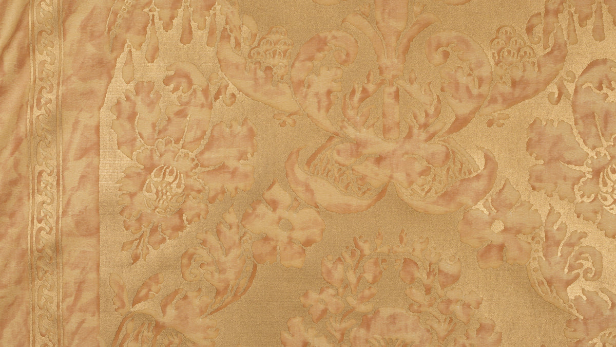 Vivaldi Rembrandt rust, straw & silvery gold