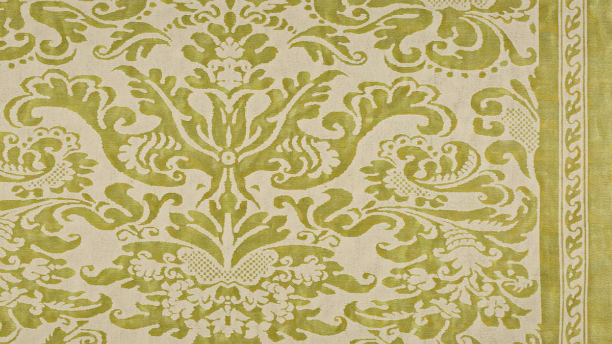 Sevigne Bayou-lime green & old ivory