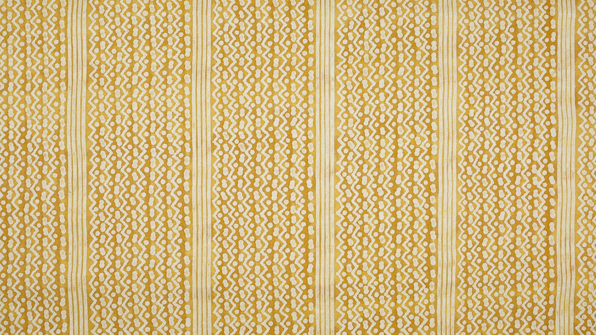 Tapa Stripes Yellow & white texture