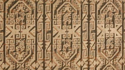 Cuzco Black, tan & silvery gold