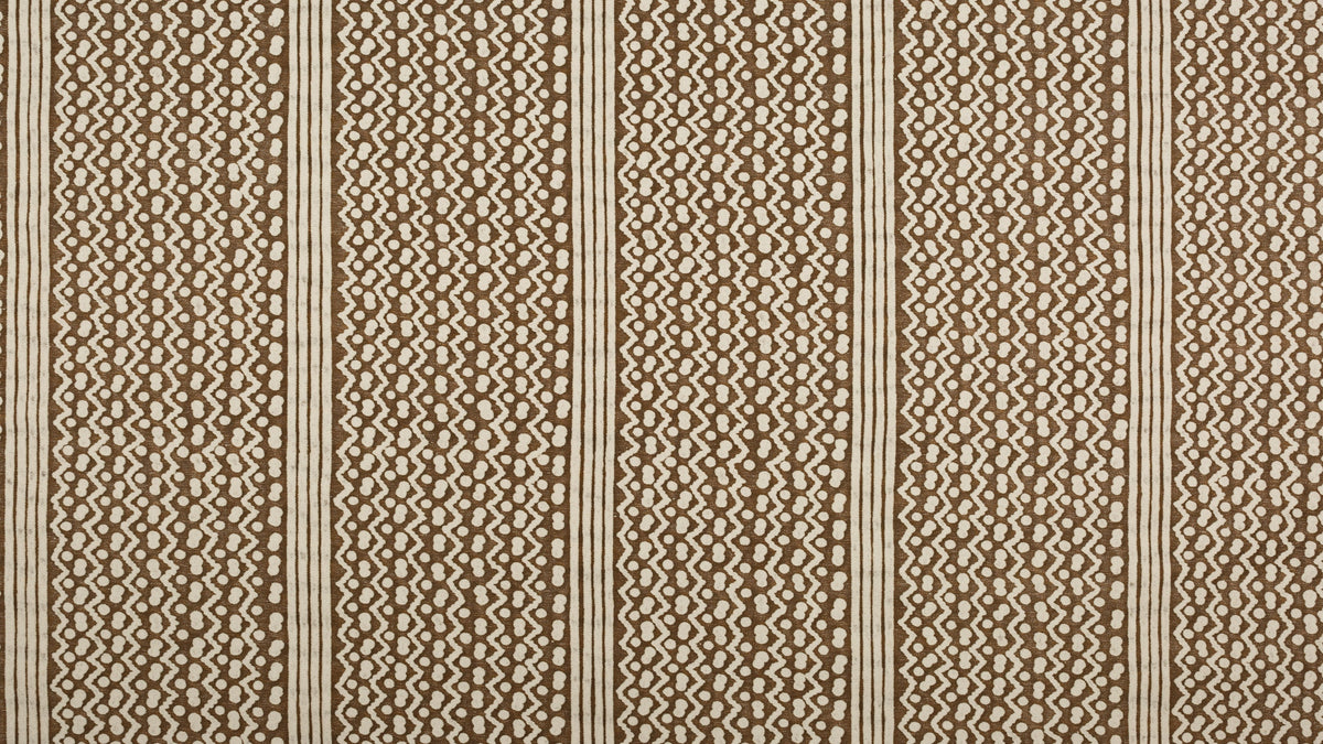 Tapa Stripes Brown & warm white
