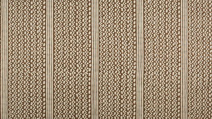 Tapa Stripes Brown & warm white