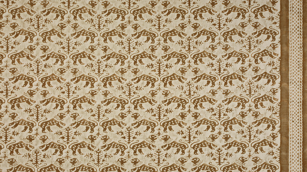 Richelieu Brown & pale beige