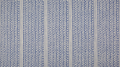 Tapa Stripes Brilliant blue & warm white