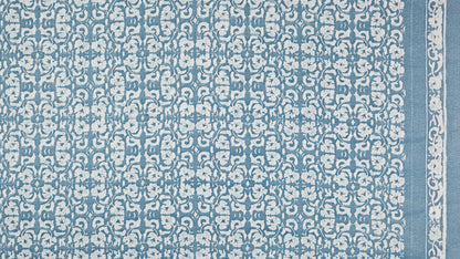 Shiraz Azure blue & antique white