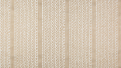 Tapa Stripes Old white & gold