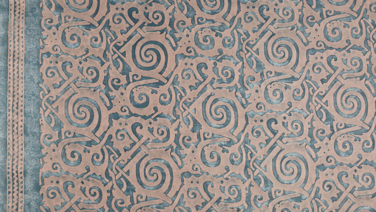 Maori Coral & blue