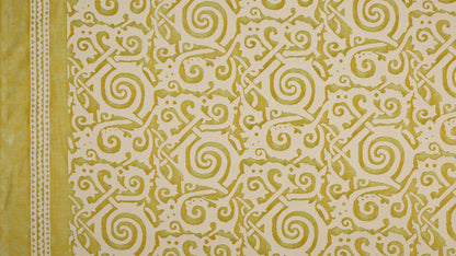 Maori Bayou-lime green & old ivory