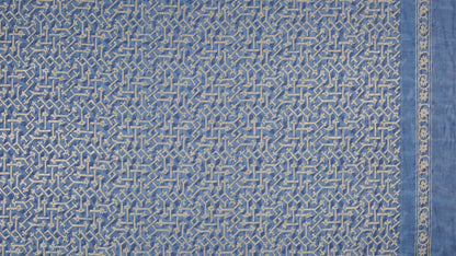 Rabat Palace blue & silvery gold