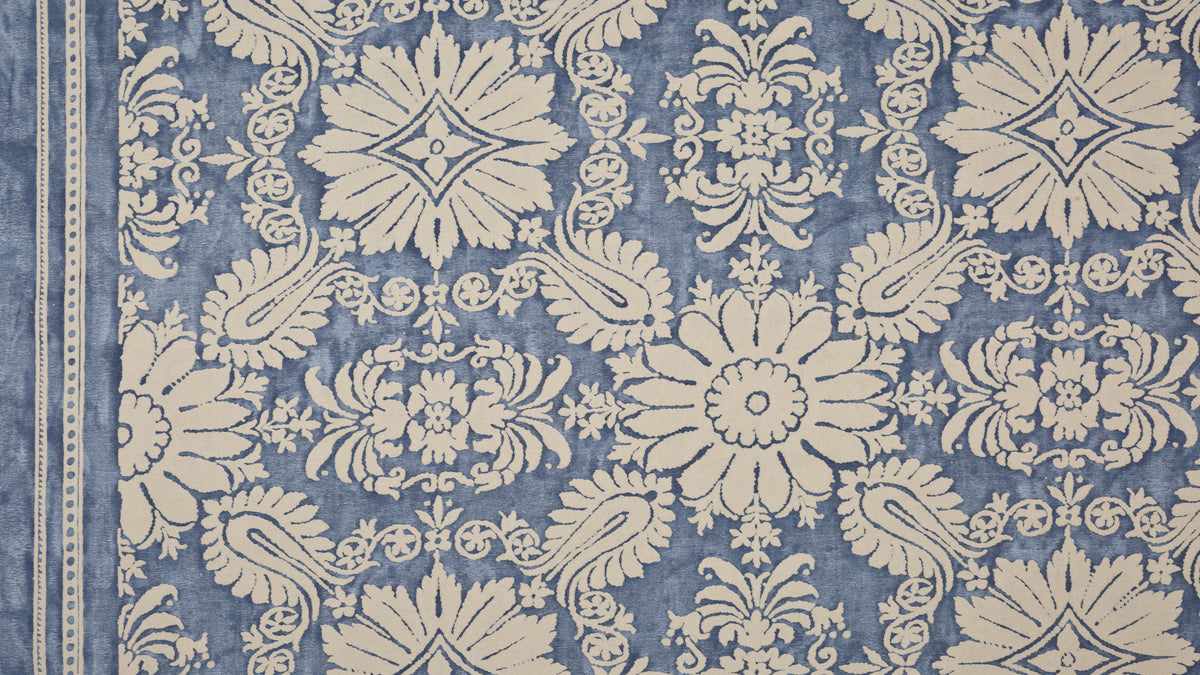Impero Blue & pale grey