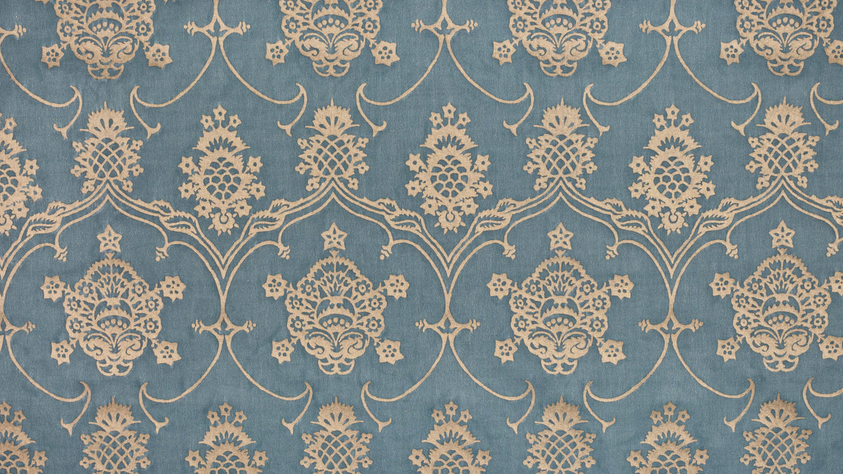 Veronese Blue & silvery gold
