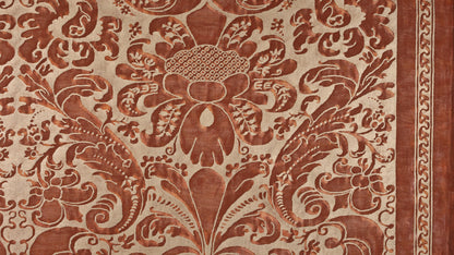Caravaggio Deep burgundy & gold