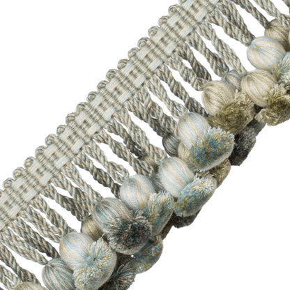 Kensington Onion Tassel Fringe Trim by Samuel & Sons in Sea Glass