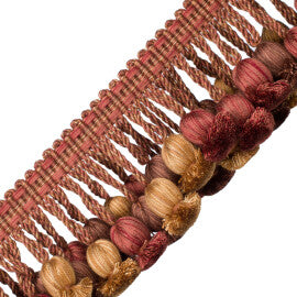 Kensington Onion Tassel Fringe Trim by Samuel & Sons in Russet