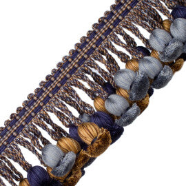 Kensington Onion Tassel Fringe Trim by Samuel & Sons in Royal Oak