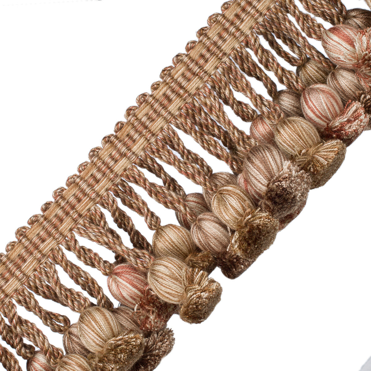 Kensington Onion Tassel Fringe Trim by Samuel & Sons in Maple
