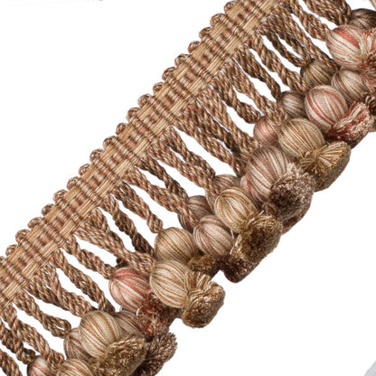 Kensington Onion Tassel Fringe Trim by Samuel & Sons in Maple