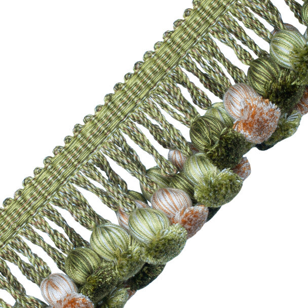 Kensington Onion Tassel Fringe Trim by Samuel & Sons in Meadow