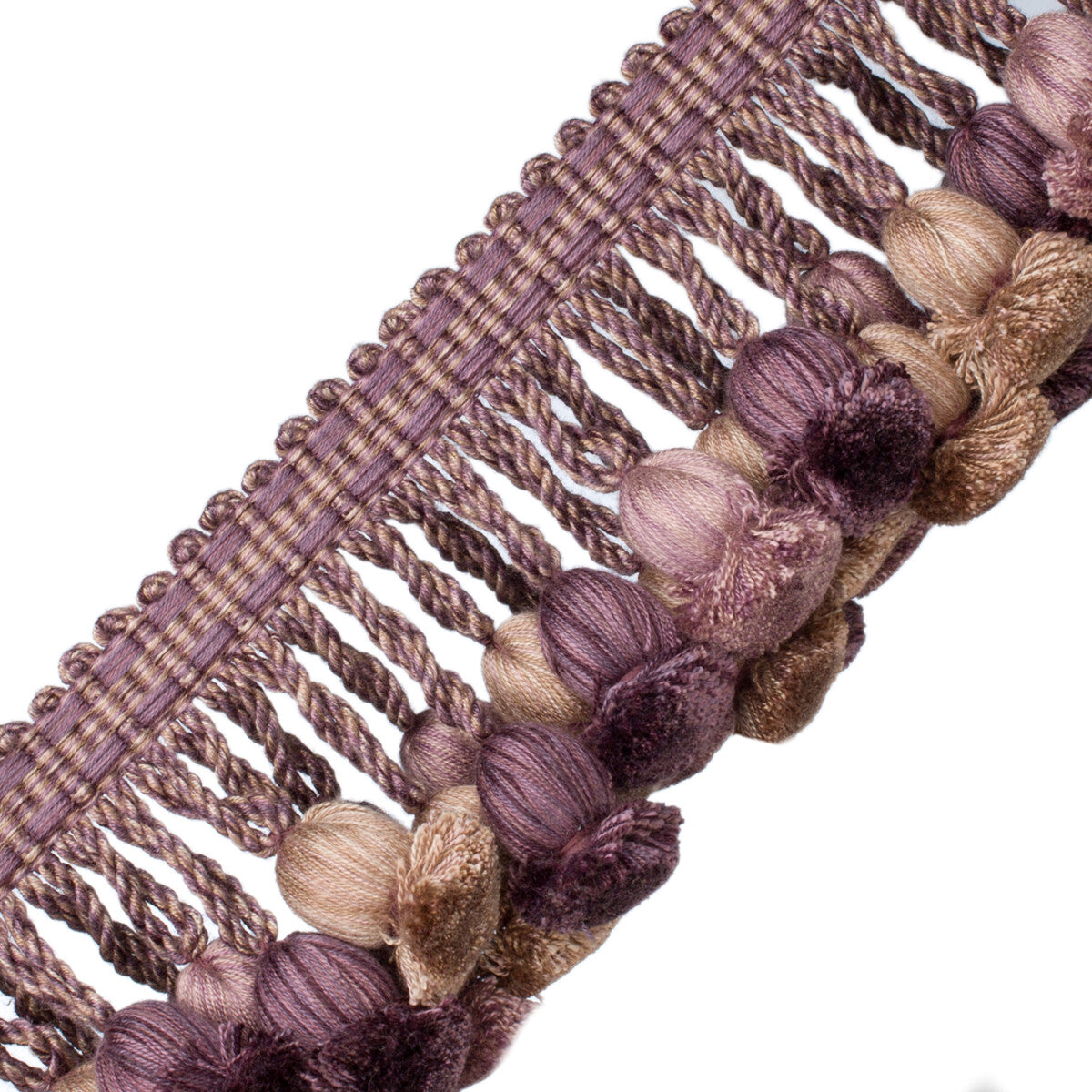 Kensington Onion Tassel Fringe Trim by Samuel & Sons in Orchid
