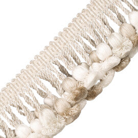 Kensington Onion Tassel Fringe Trim by Samuel & Sons in Marble