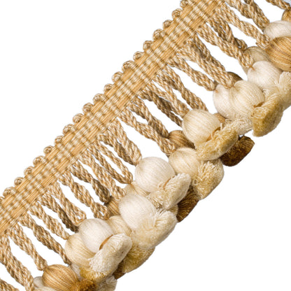 Kensington Onion Tassel Fringe Trim by Samuel & Sons in Cornsilk