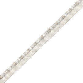 1/4" Kensington Cordedge Trim by Samuel & Sons in Marble
